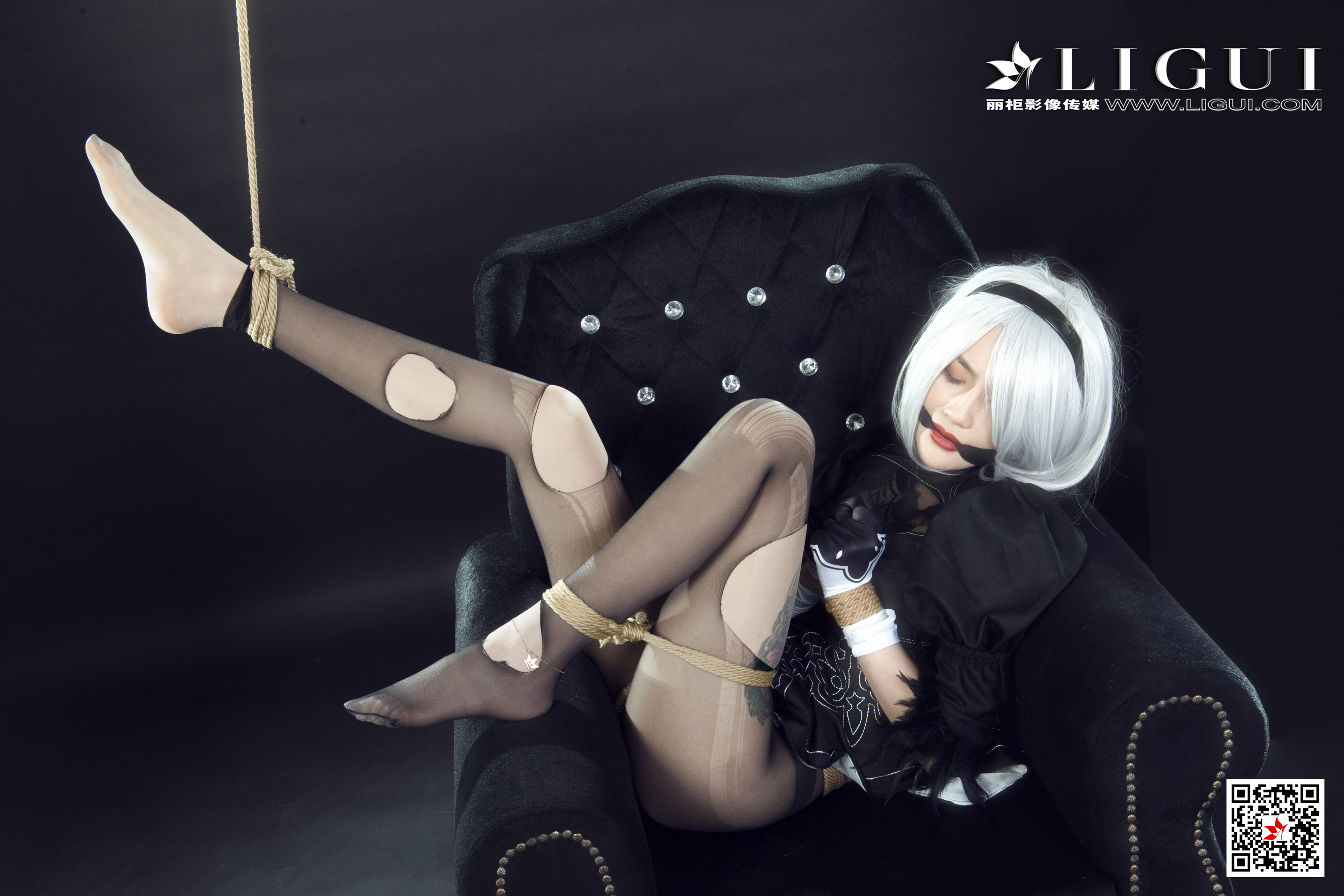图片[54]-[Ligui丽柜] 2021.03.19 网络丽人 Model 甜甜-六色网