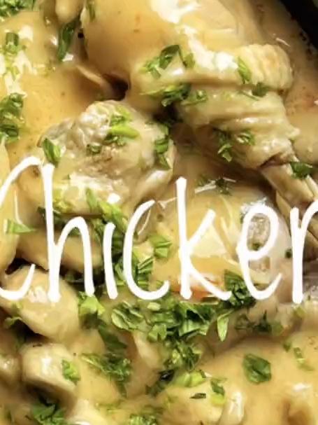 法式老派奶油蘑菇炖鸡