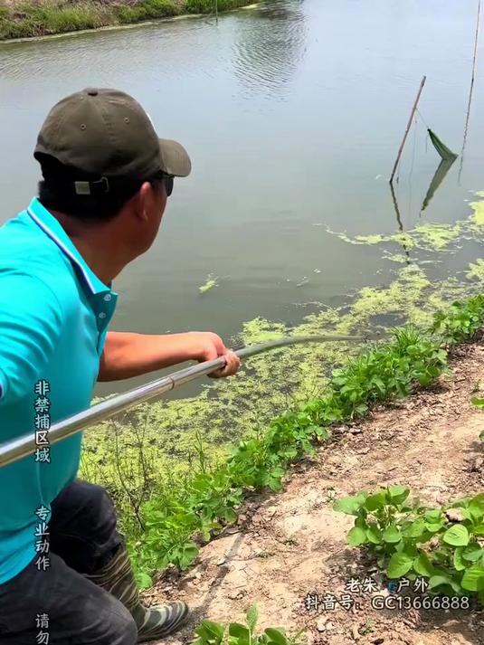 叉鱼 拧节式不锈钢鱼叉杆 真实户外