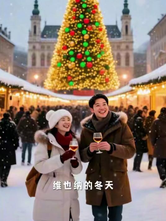 维也纳圣诞集市巡礼|在金色大厅旋律里喝旋转烤苹果酒