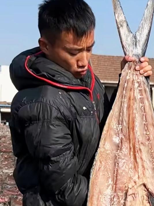 鲅鱼干红烧油炸可香了#海鲜干货_#海鲜原产地