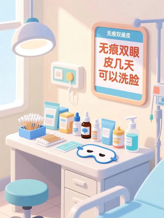 无痕双眼皮几天可以洗脸 #健康扬帆季#
