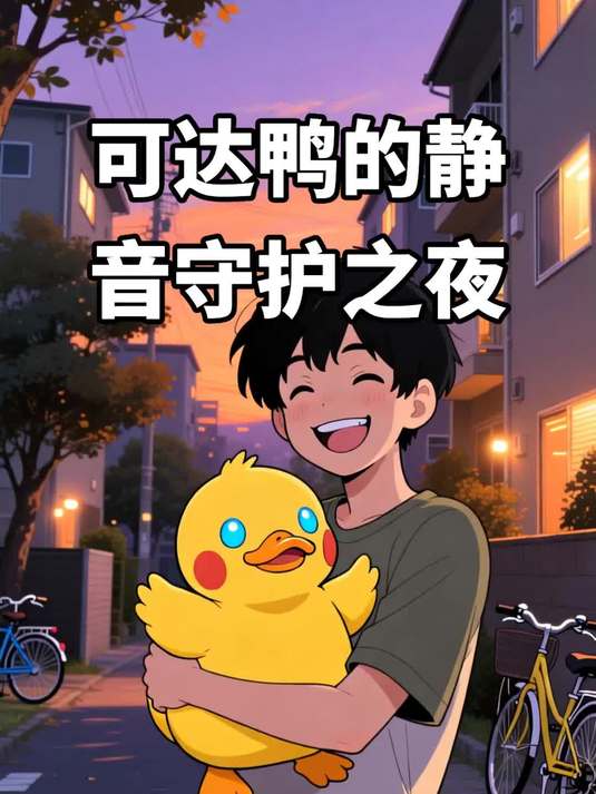 假如我有一只可达鸭,广场终于清静了!
