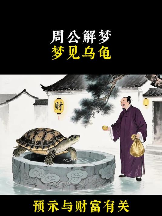 周公解梦梦见乌龟,做梦梦见乌龟,梦见乌龟有什么预兆