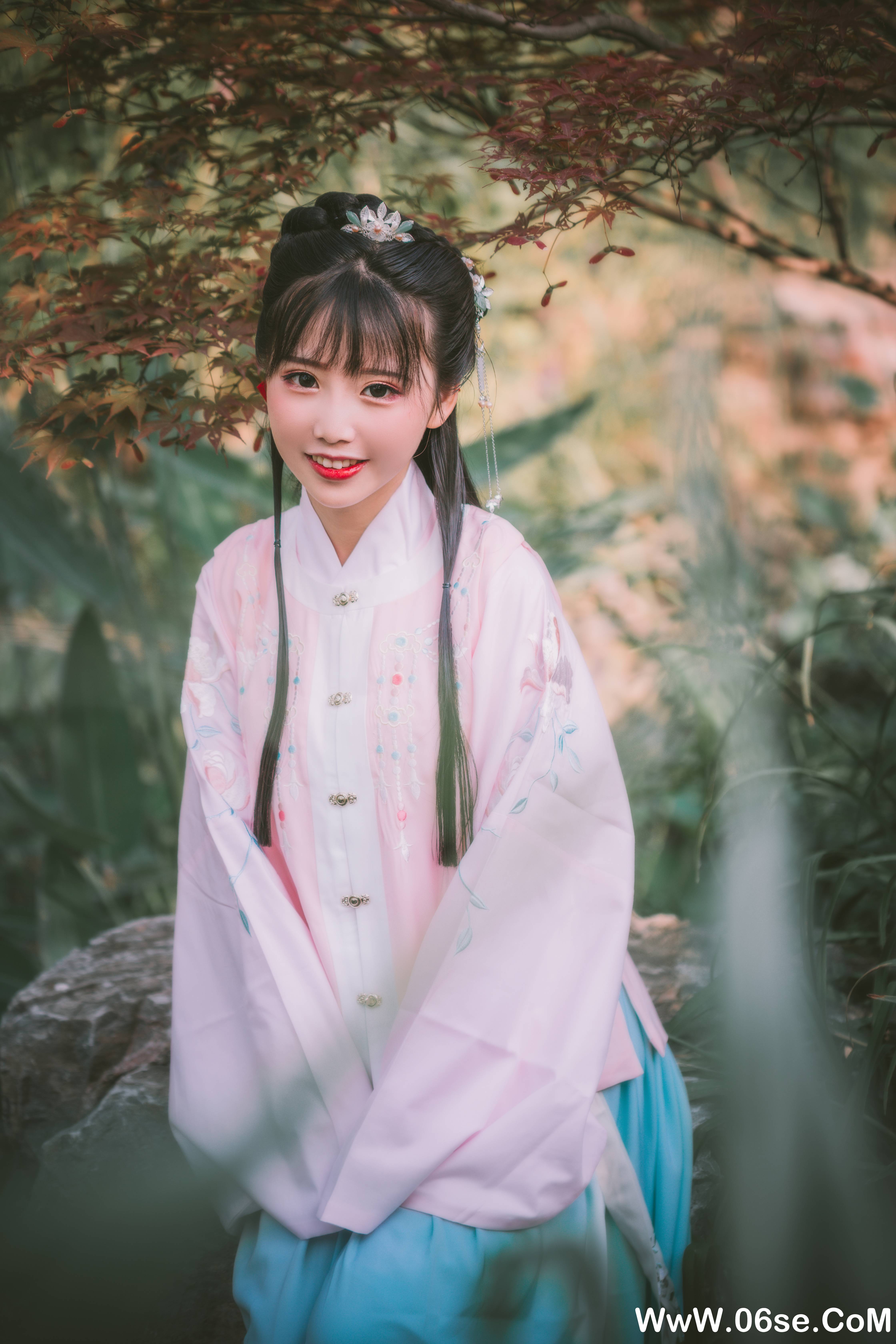Coser面饼仙儿 NO.134 — 明治汉服 [22P320M]-六色网