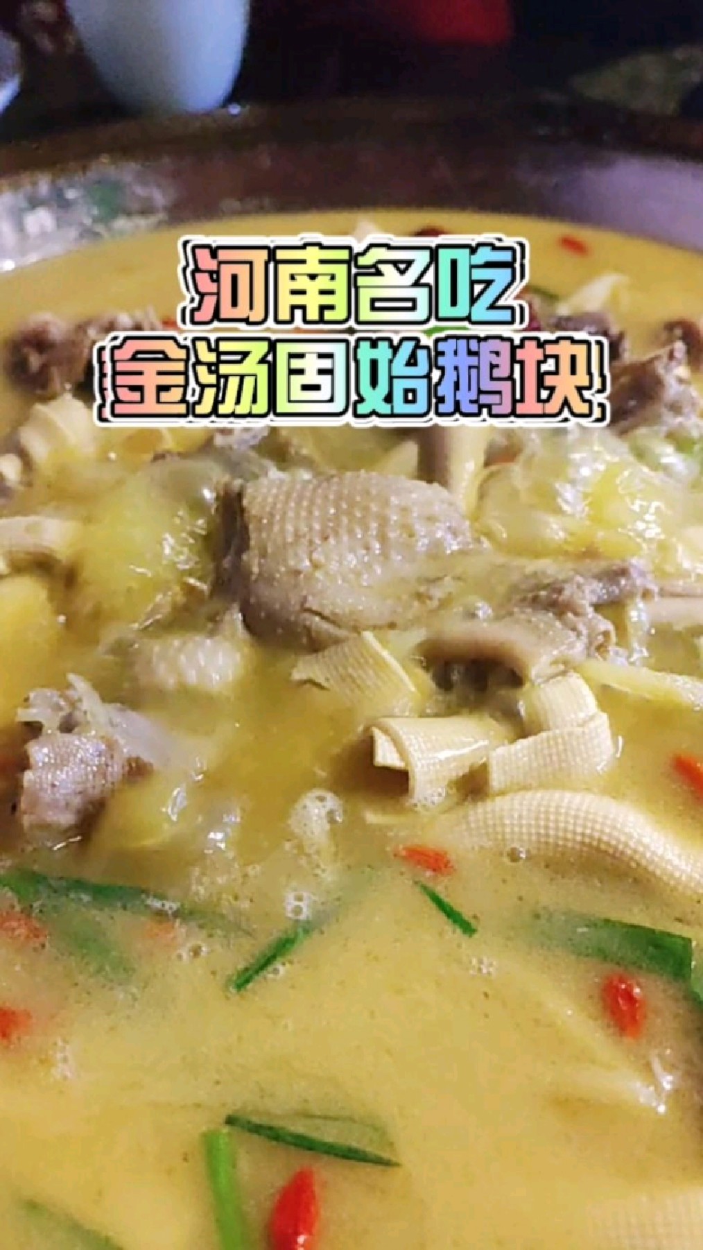 河南名吃,金汤固始鹅块,软烂入味