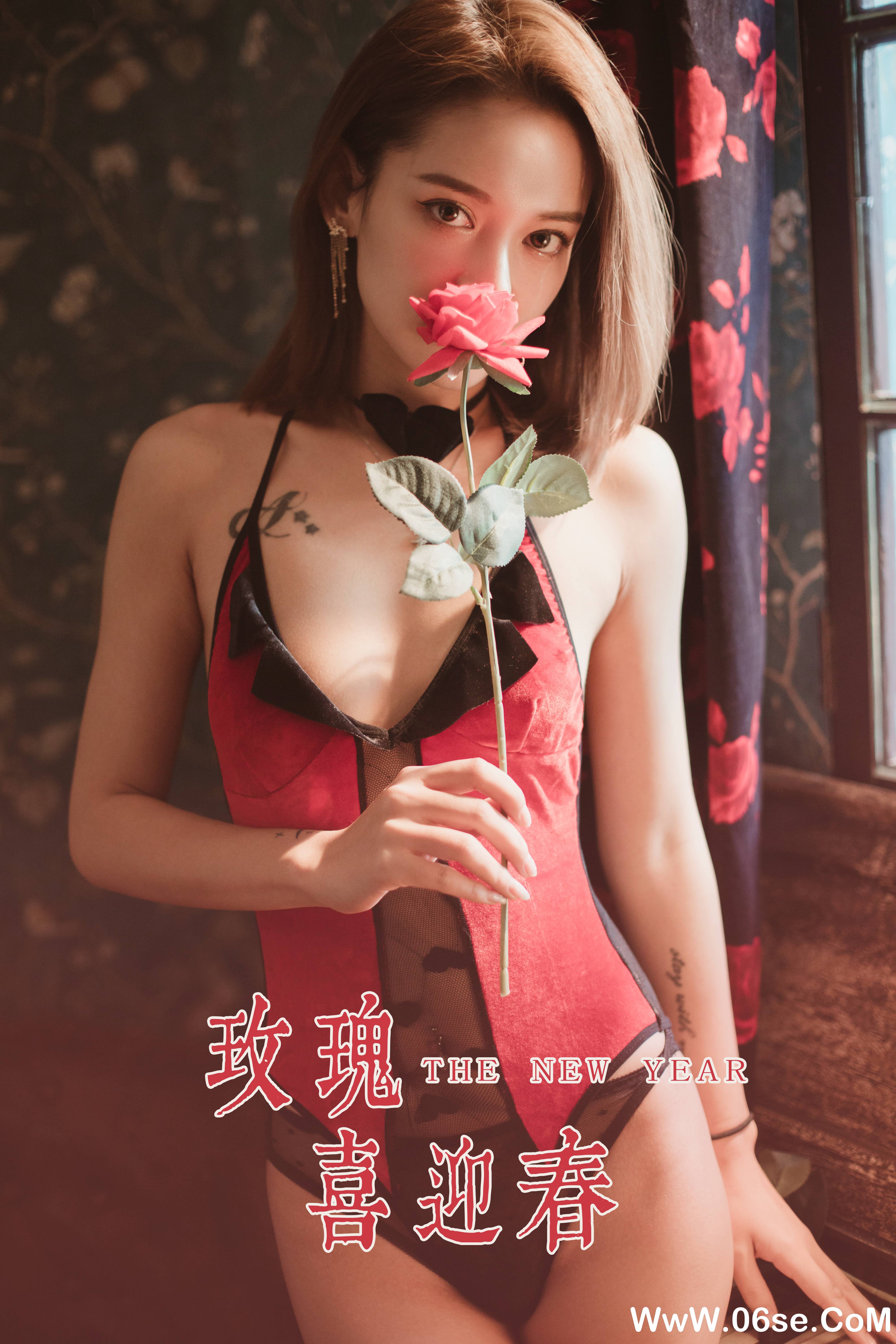 [YALAYI雅拉伊] 2020.01.23 NO.529 刘子炀《玫瑰喜迎春》[40P+1P715M]-六色网