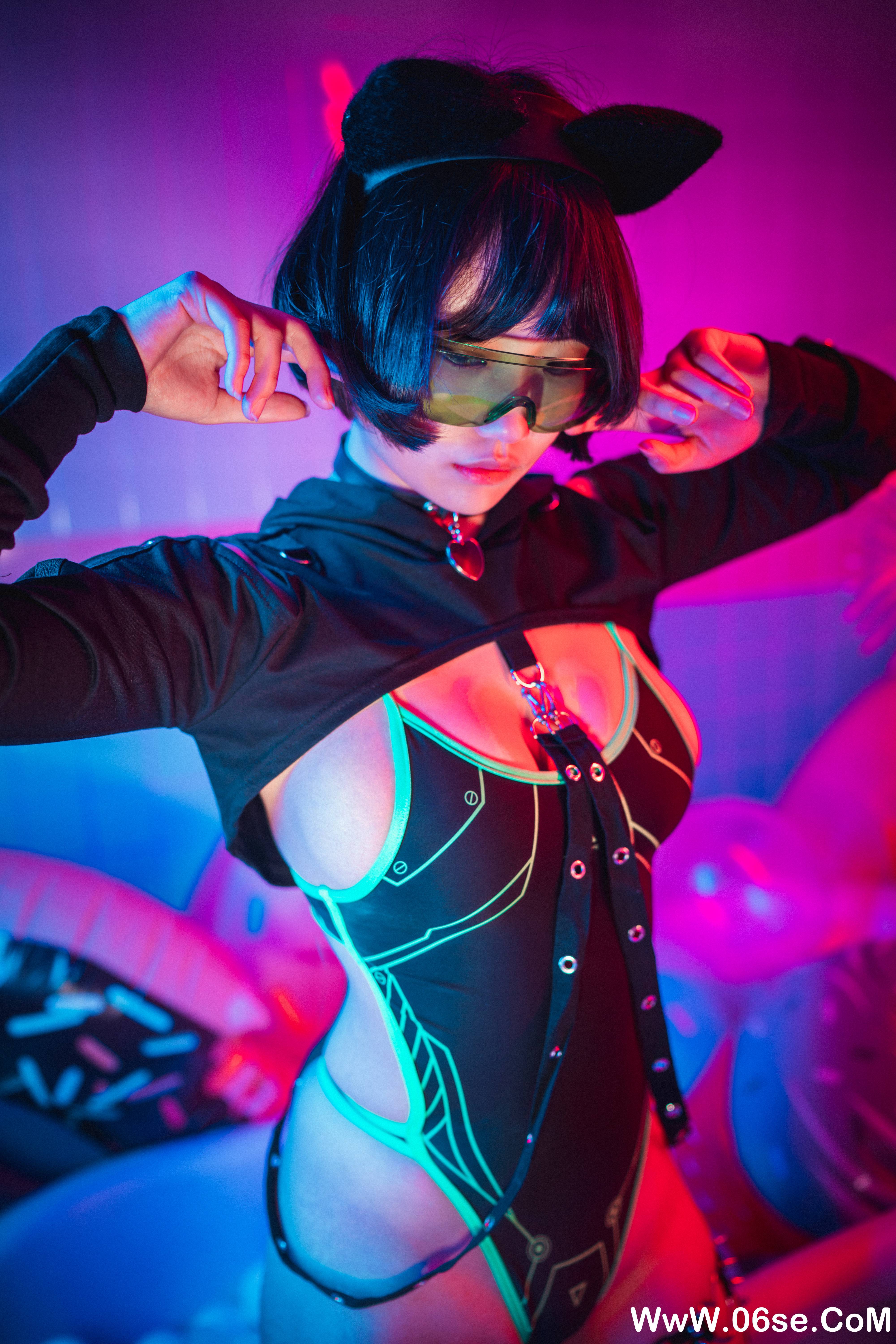 图片[22]-DJAWA — NO.126 Cyberpunk Girl [41P522M]-六色网