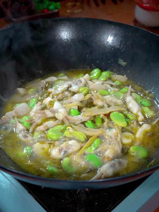 美味下饭的雪菜蛏子