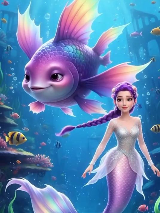 当猎魔女团三姐妹集体变成了美人鱼!