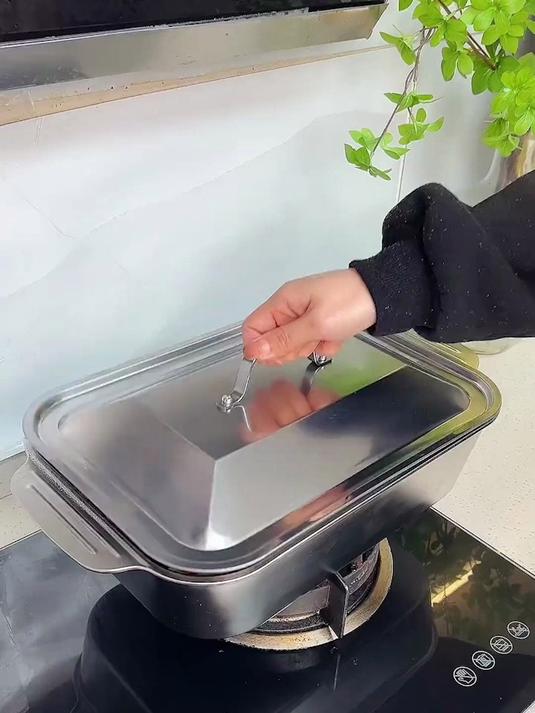 烤鱼盘选对是关键!不锈钢加深设计锁住鲜香,在家当大厨