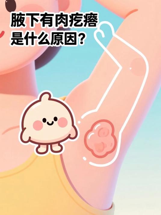 腋下有肉疙瘩是什么原因 #健康扬帆季#