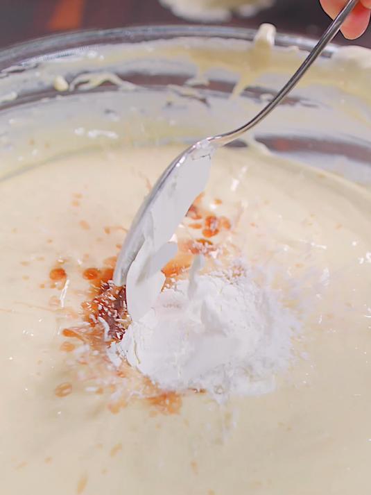 美食分享-焦糖苹果巴特菲格芝士蛋糕