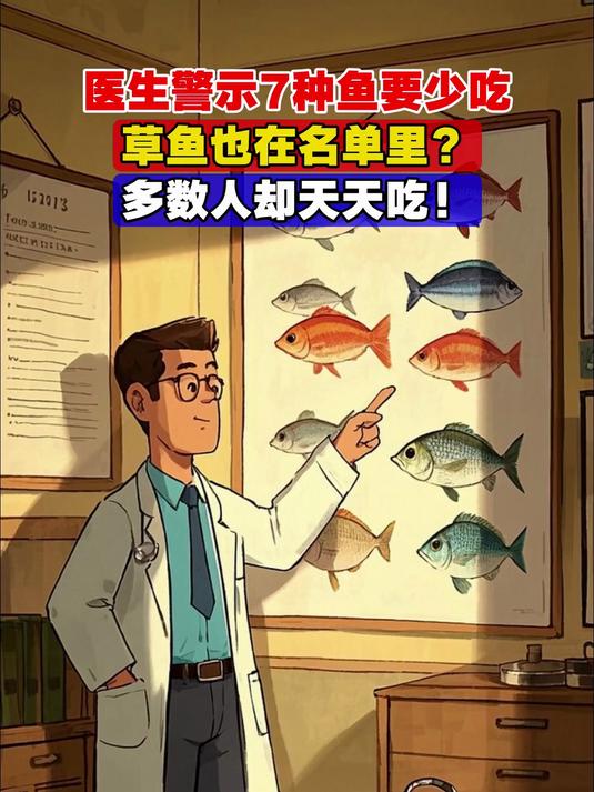 医生警示:7种鱼要少吃,草鱼也在名单里?多数人却天天吃!