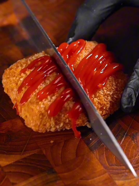 美食分享-炸夹心面包片