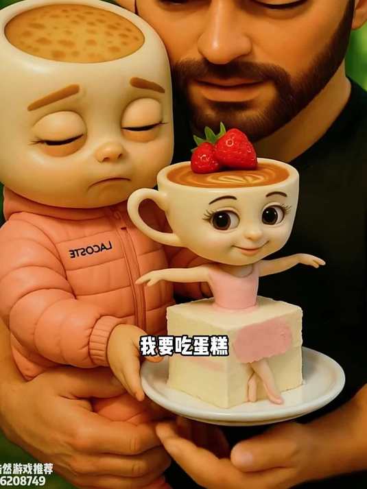 宝宝的蛋糕 ai 搞怪视频 宝宝的蛋糕