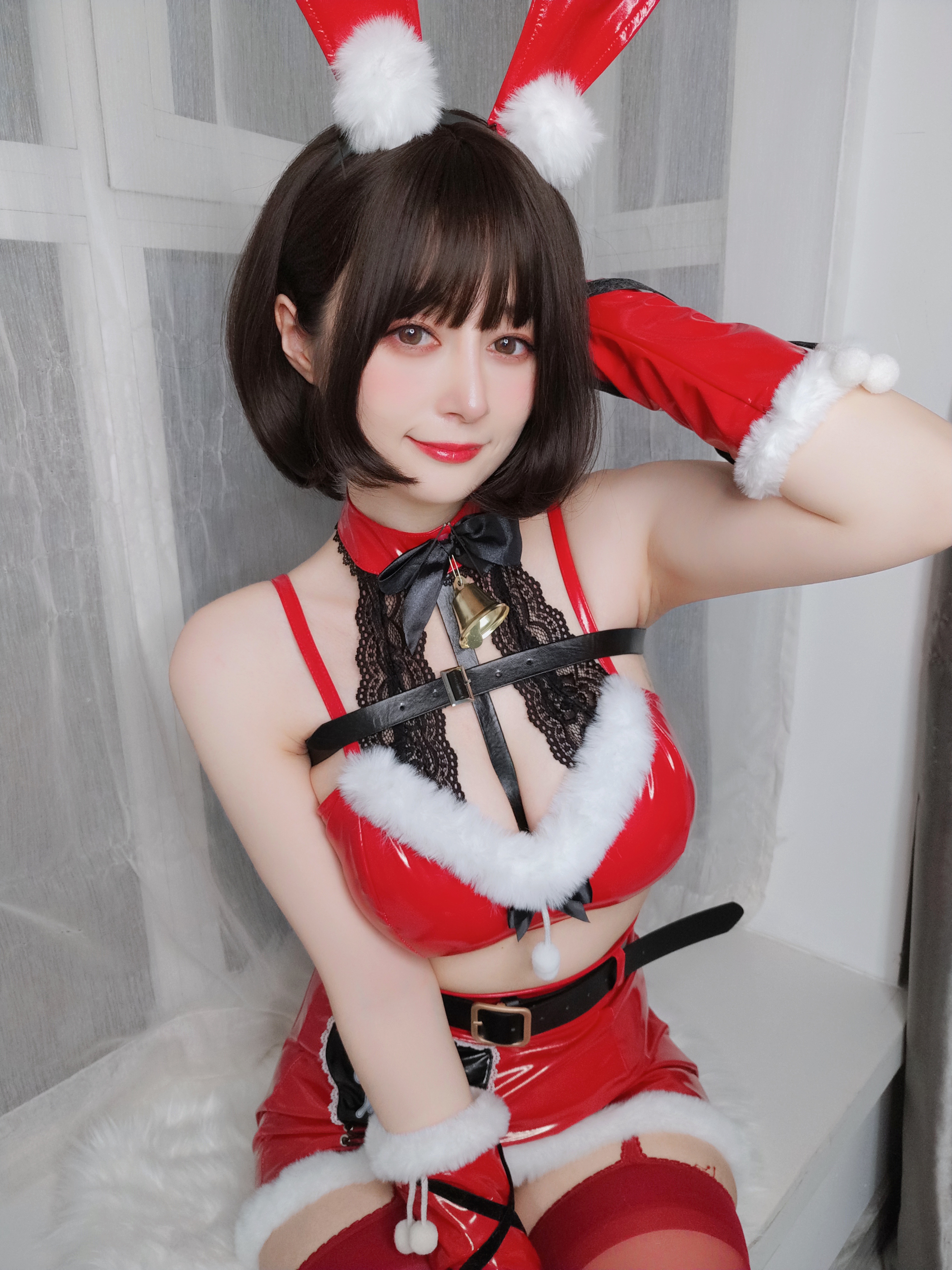 图片[7]-Coser小姐姐白银 NO.160 — Christmas Bunny [50P138M]-六色网
