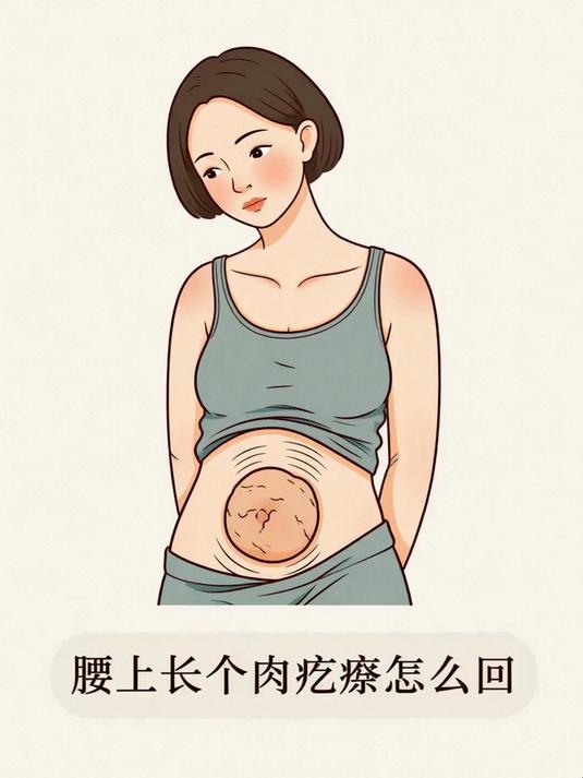 腰上长个肉疙瘩怎么回事
