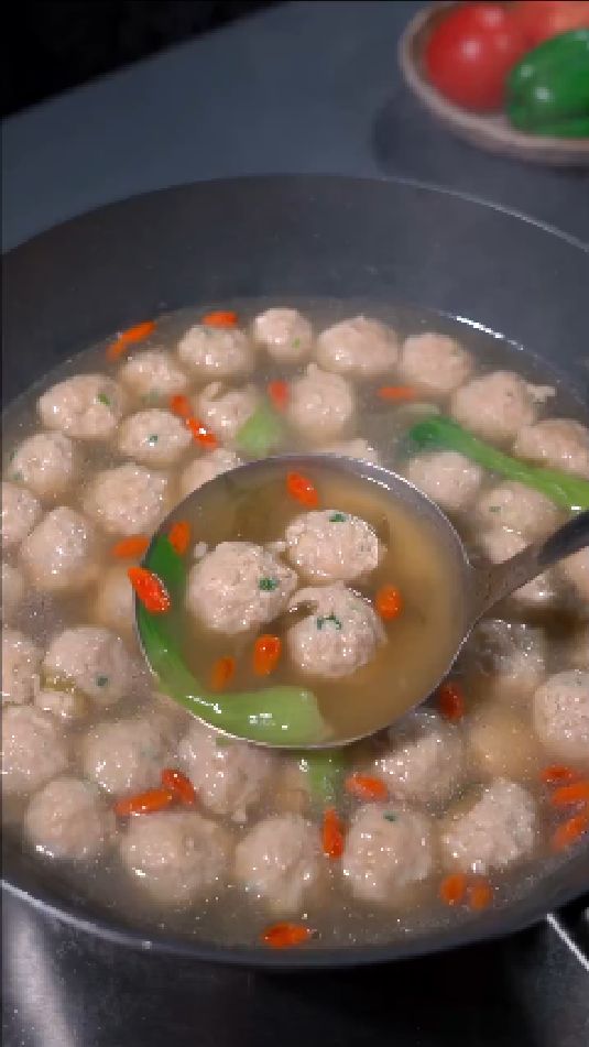 山药肉丸汤的做法