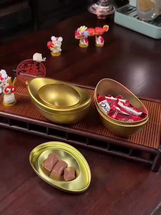 新年吃德芙年年福！大金元宝巧克力，好吃寓意更圆满！