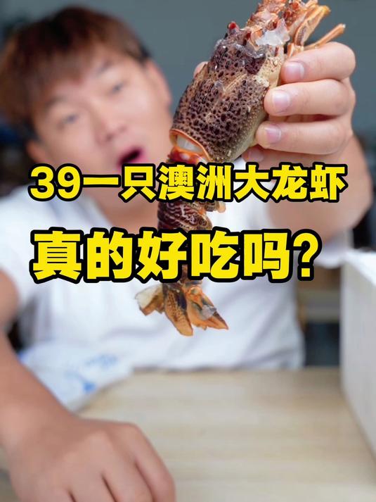 花39元买了只澳洲大龙虾，真的好吃吗？