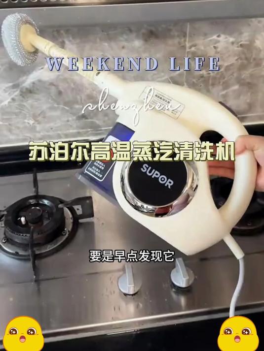 家用蒸汽清洁器!强力去渍无需化学剂,杀菌消毒,家务清洁神器