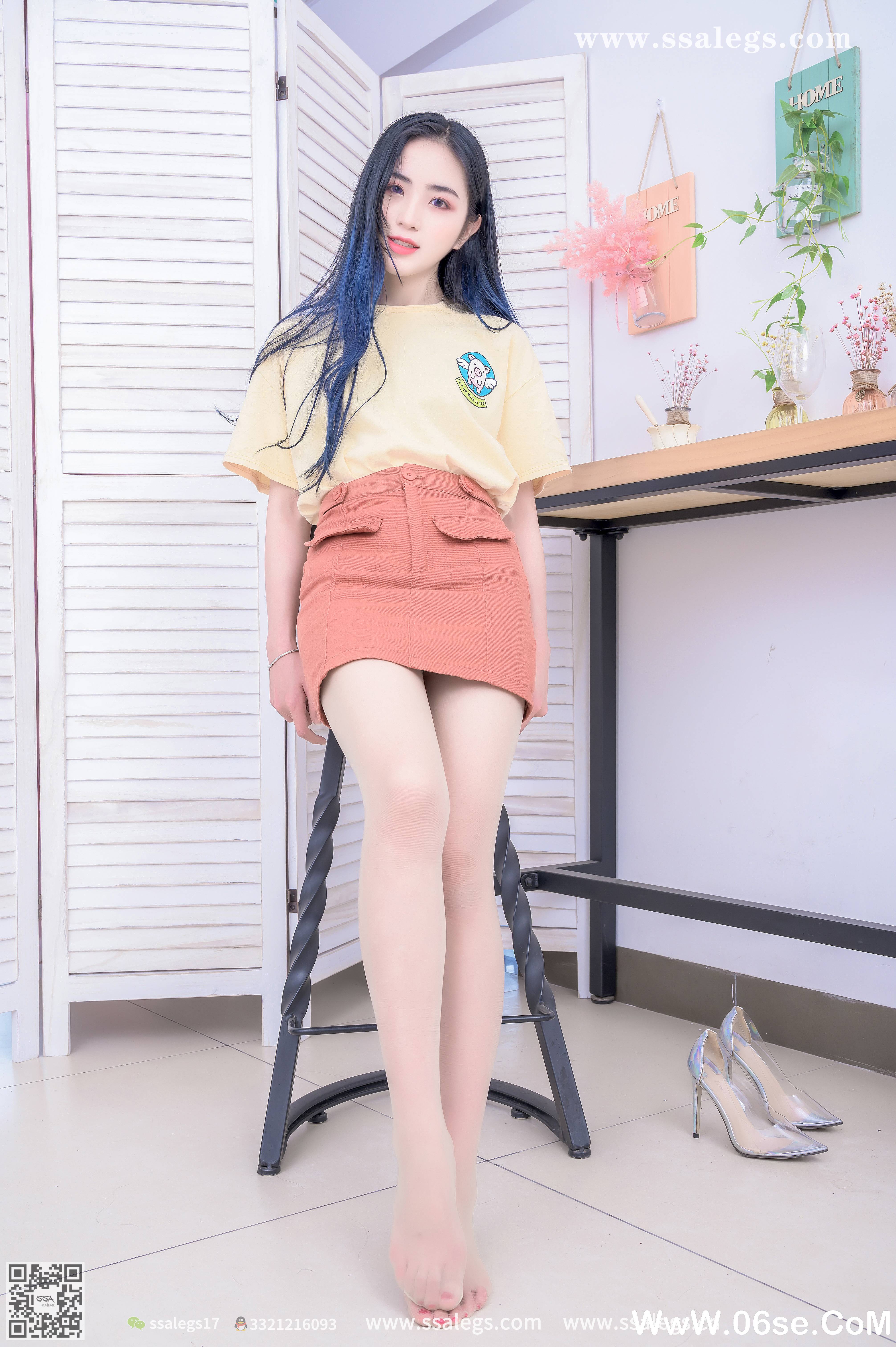 图片[123]-[SSA丝社] NO.355 茵茵第一次见面请多多关照[137P1.13G]-六色网