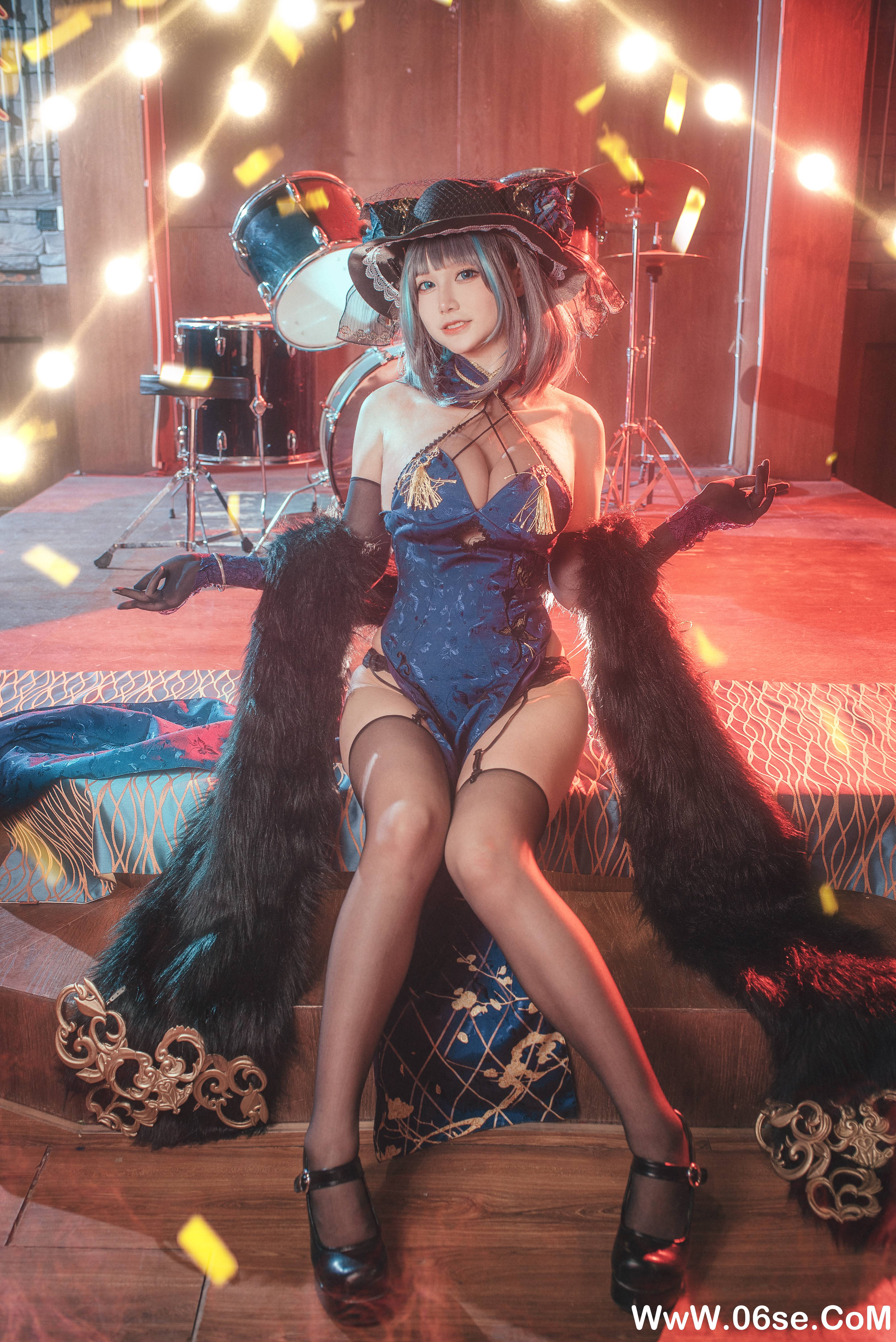 图片[14]-仙九Airi NO.017 — 柴郡旗袍 [22P369M]-六色网