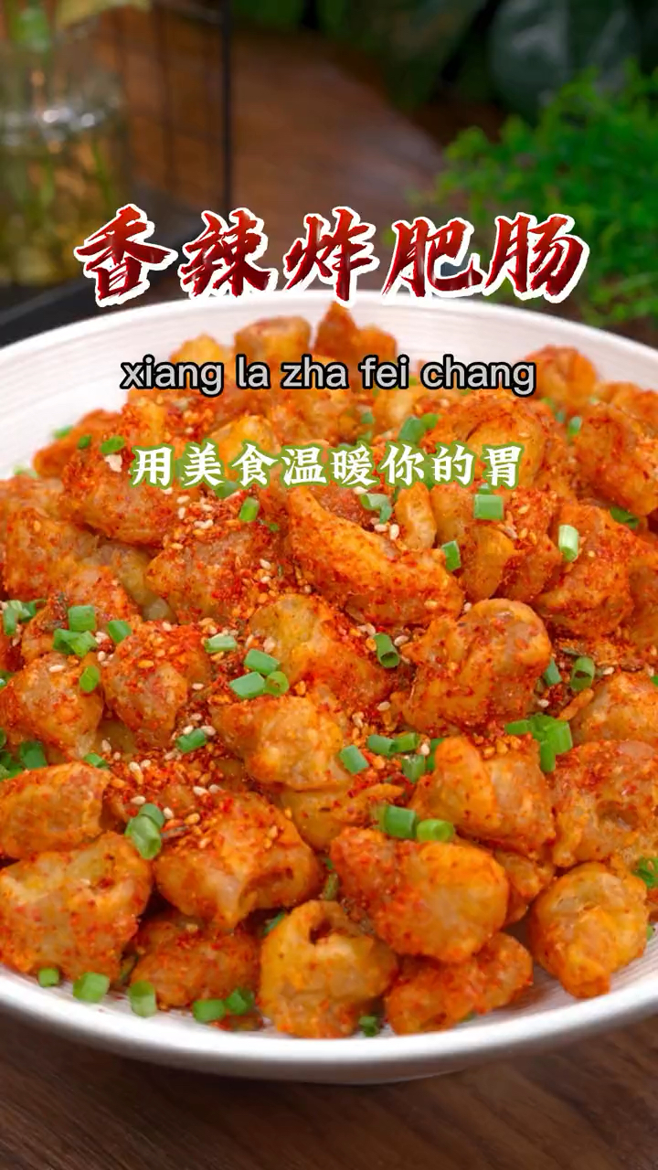 今天教你做一个大酒店88一份的炸肥肠,外酥里嫩真的好吃
