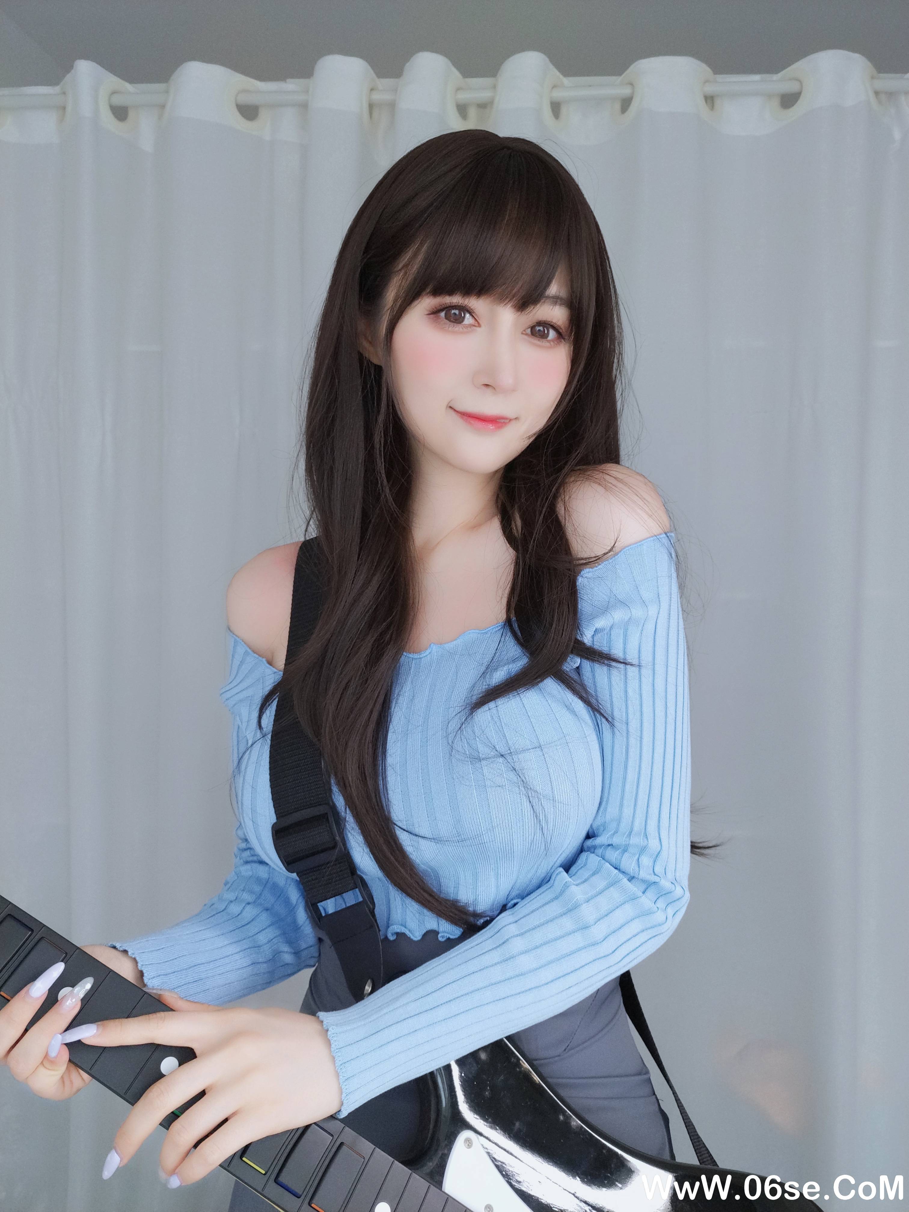图片[65]-Coser小姐姐白银 NO.093 – 吉他妹妹 [164P888M]-六色网