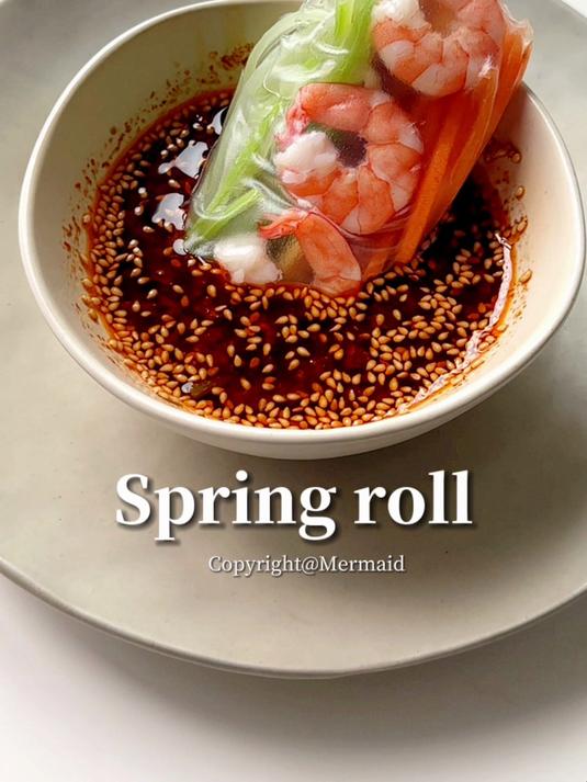 服了,低卡春卷居然这么好吃～附酱汁配方