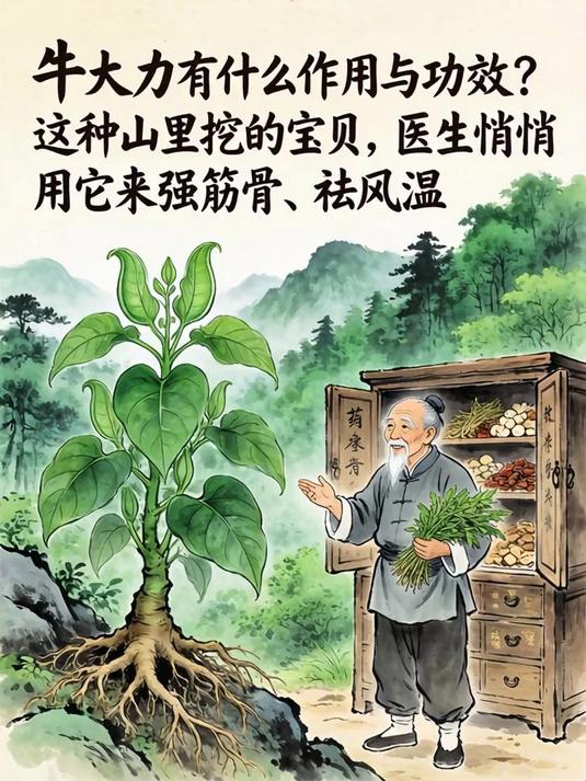 牛大力有什么作用与功效？这种山里挖的宝贝，医生悄悄用它来强筋骨、祛风湿