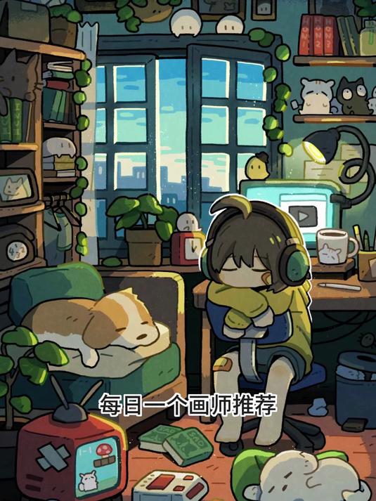 想要我头像的有福了。画师推荐:しまりすゆきち#插画##正太##二次元#