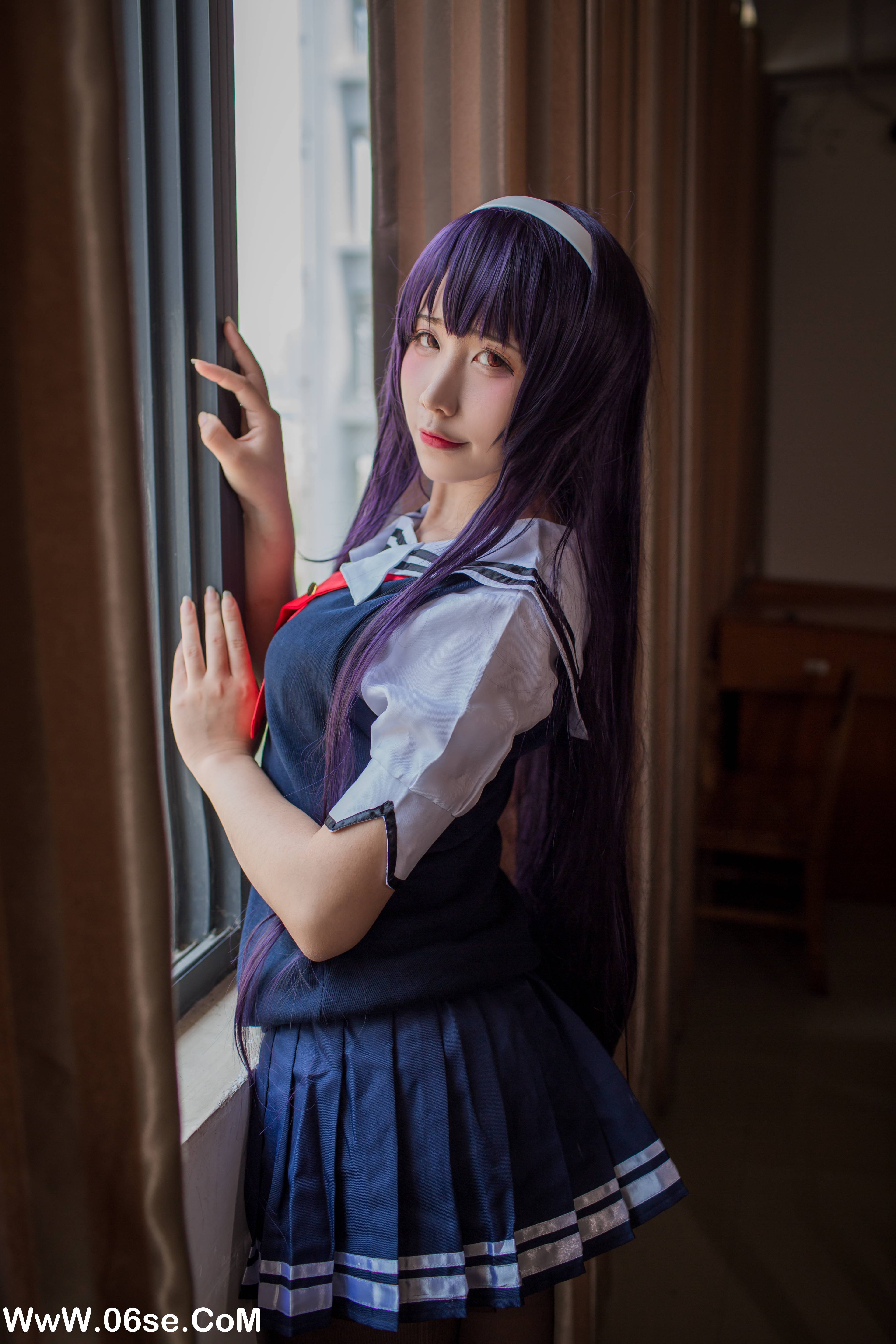 图片[16]-九曲Jean NO.039 – 霞之丘诗羽夏季校服[40P349M]-六色网