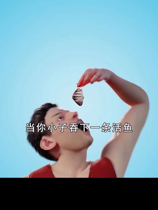 生吞一条活鱼，会怎么样？