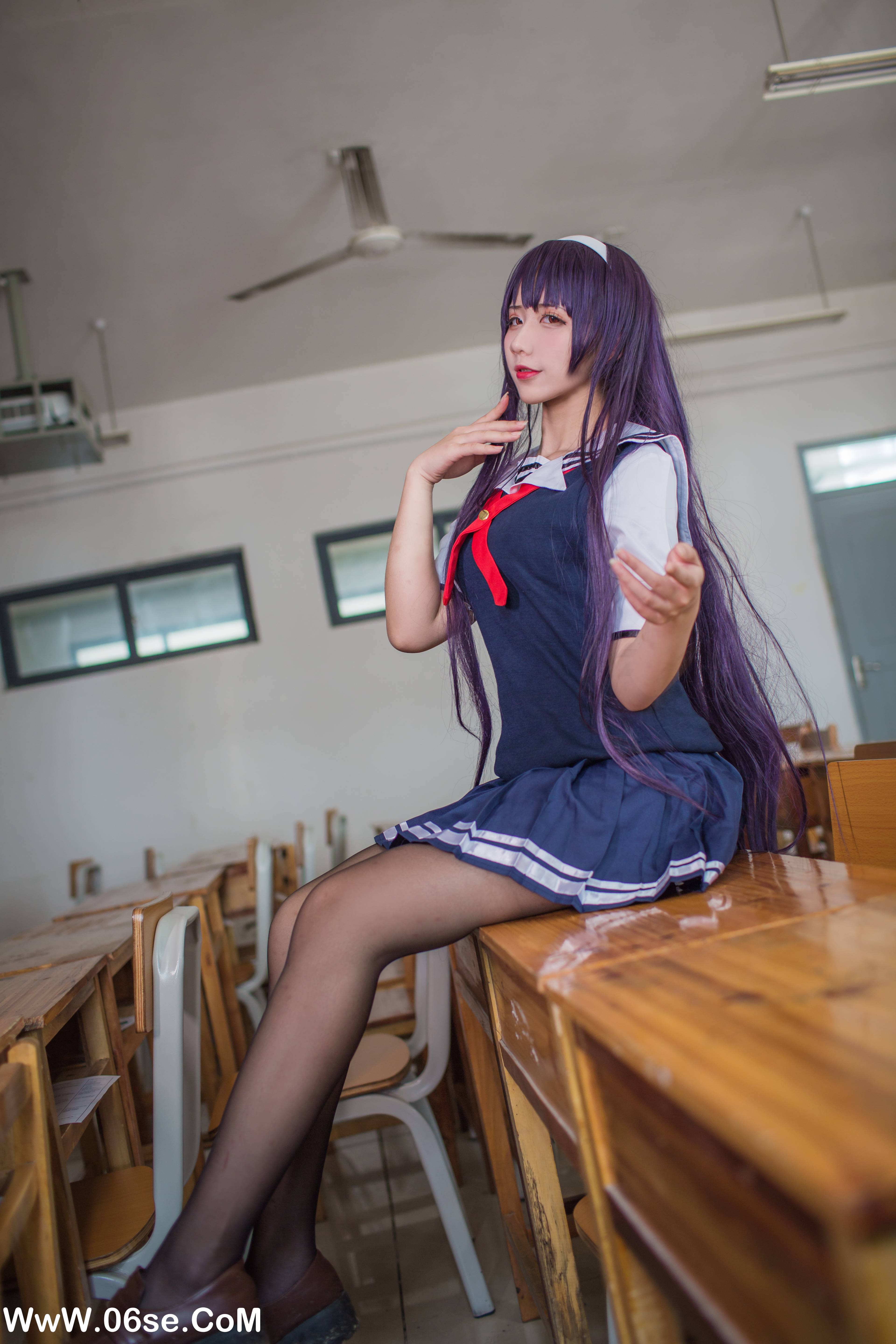 图片[11]-九曲Jean NO.039 – 霞之丘诗羽夏季校服[40P349M]-六色网