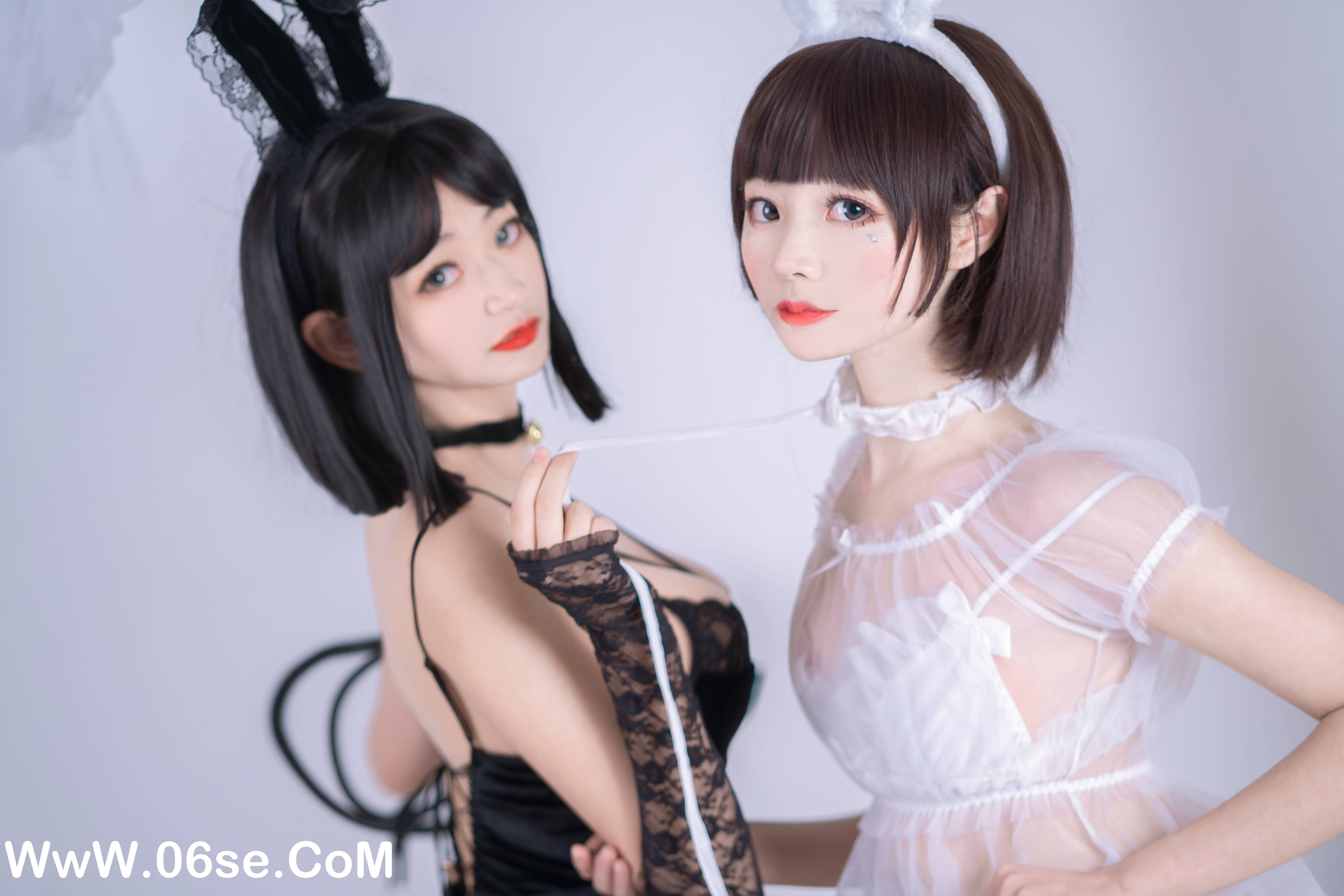 图片[3]-薄墨锦狐 NO.001 – 黑白兔子私房百合 [32P476M]-六色网