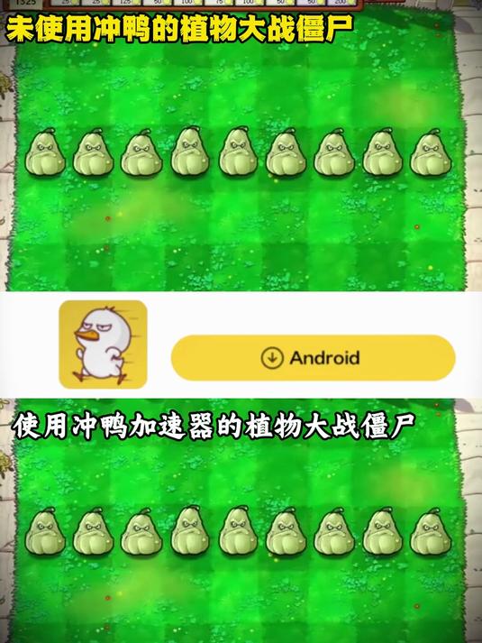 冲鸭的植物大战僵尸