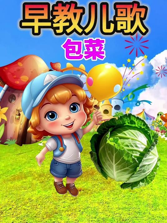 包菜 1-3岁早教启蒙 宝宝0到3岁早教儿歌 幼儿儿歌 益智动画