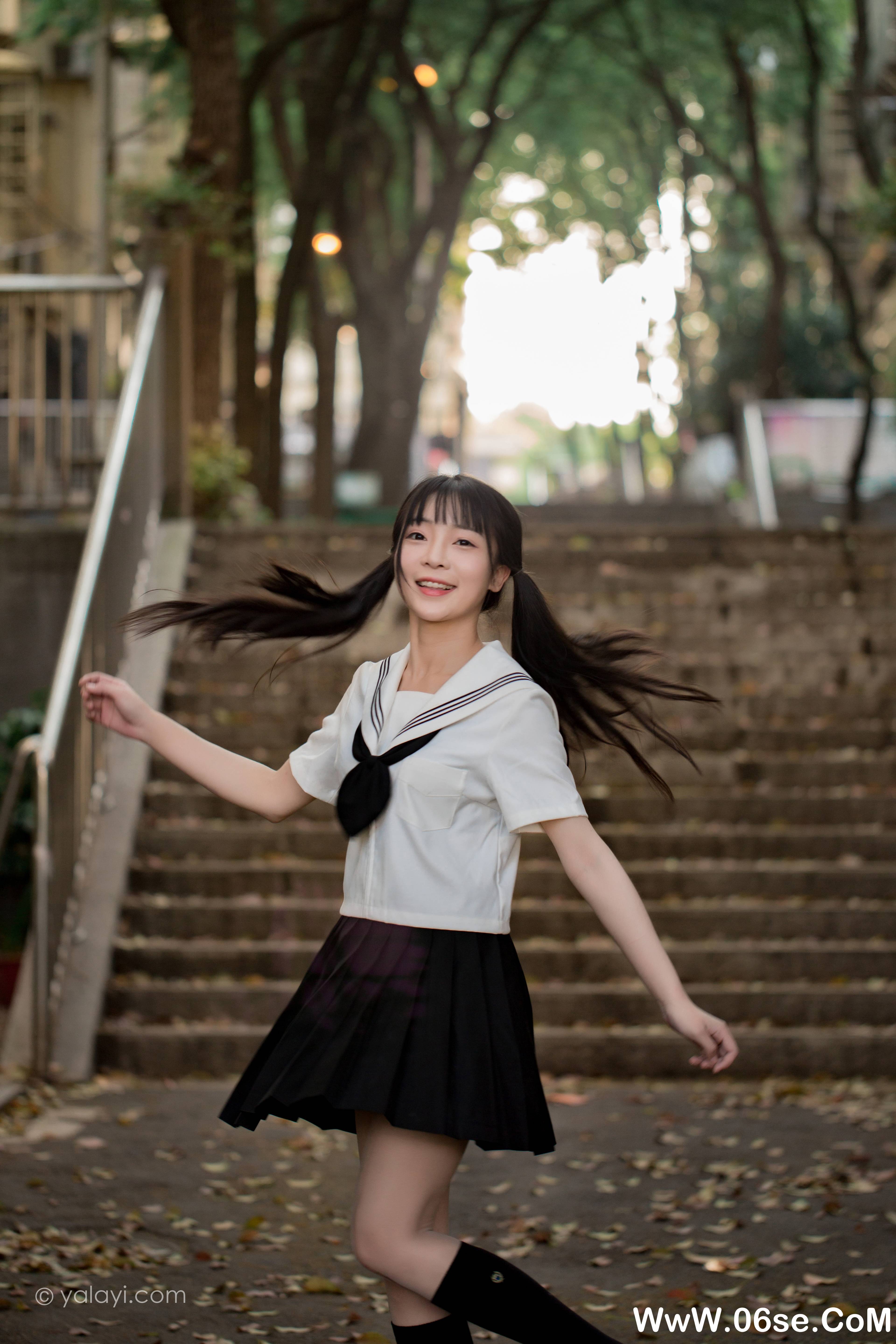 图片[41]-[YALAYI雅拉伊] 2020.07.20 NO.671 妙妙《放学一起走》[41P+1P360M]-六色网