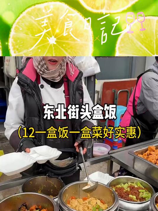吃不吃东北盒饭,十二一份肉菜随便选