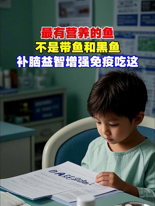 最有营养的鱼,不是带鱼和黑鱼,补脑益智增强免疫吃这3种