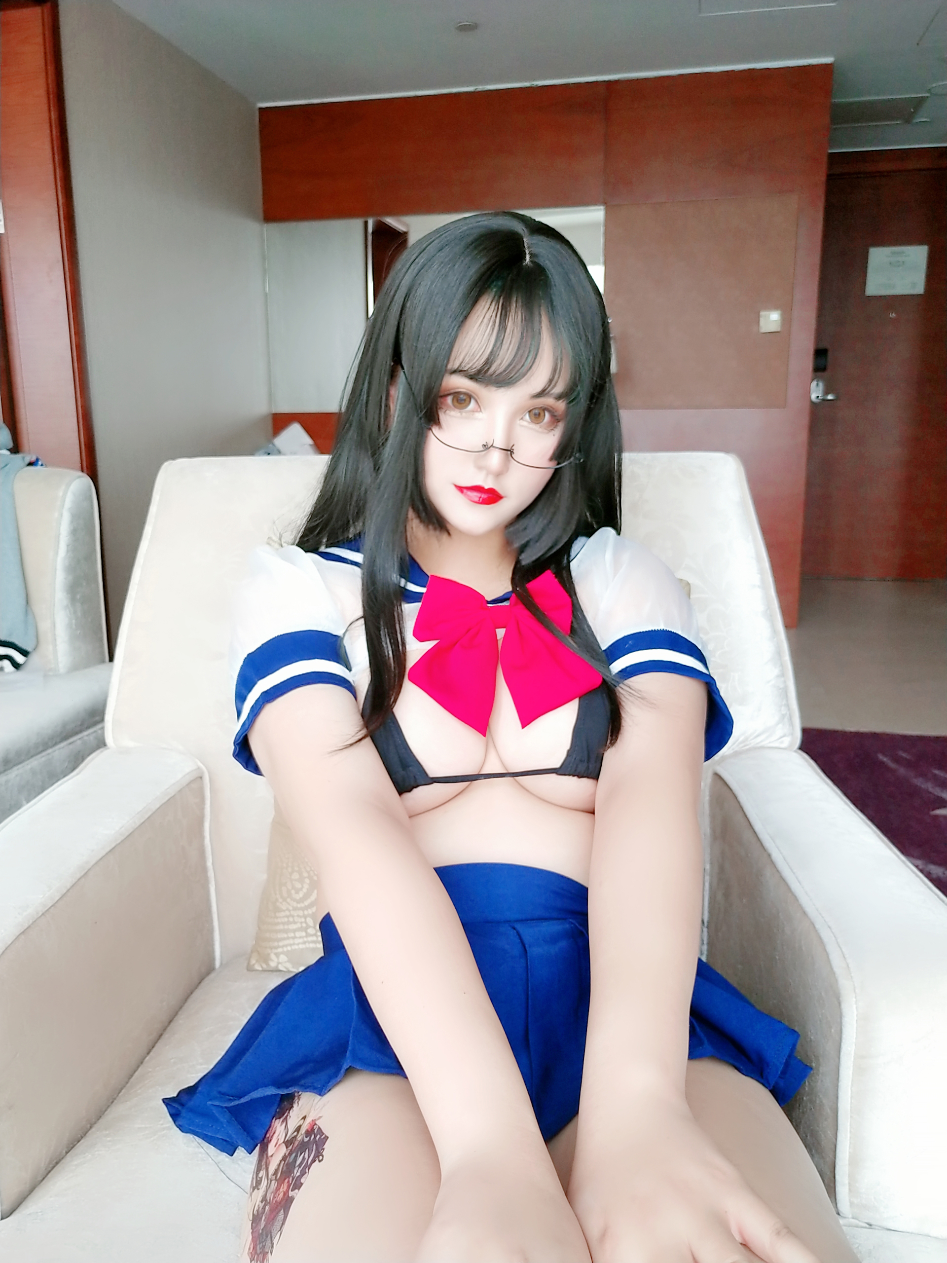 图片[2]-夏鸽鸽不想起床 NO.008 – 透明JK[36P68M]-六色网