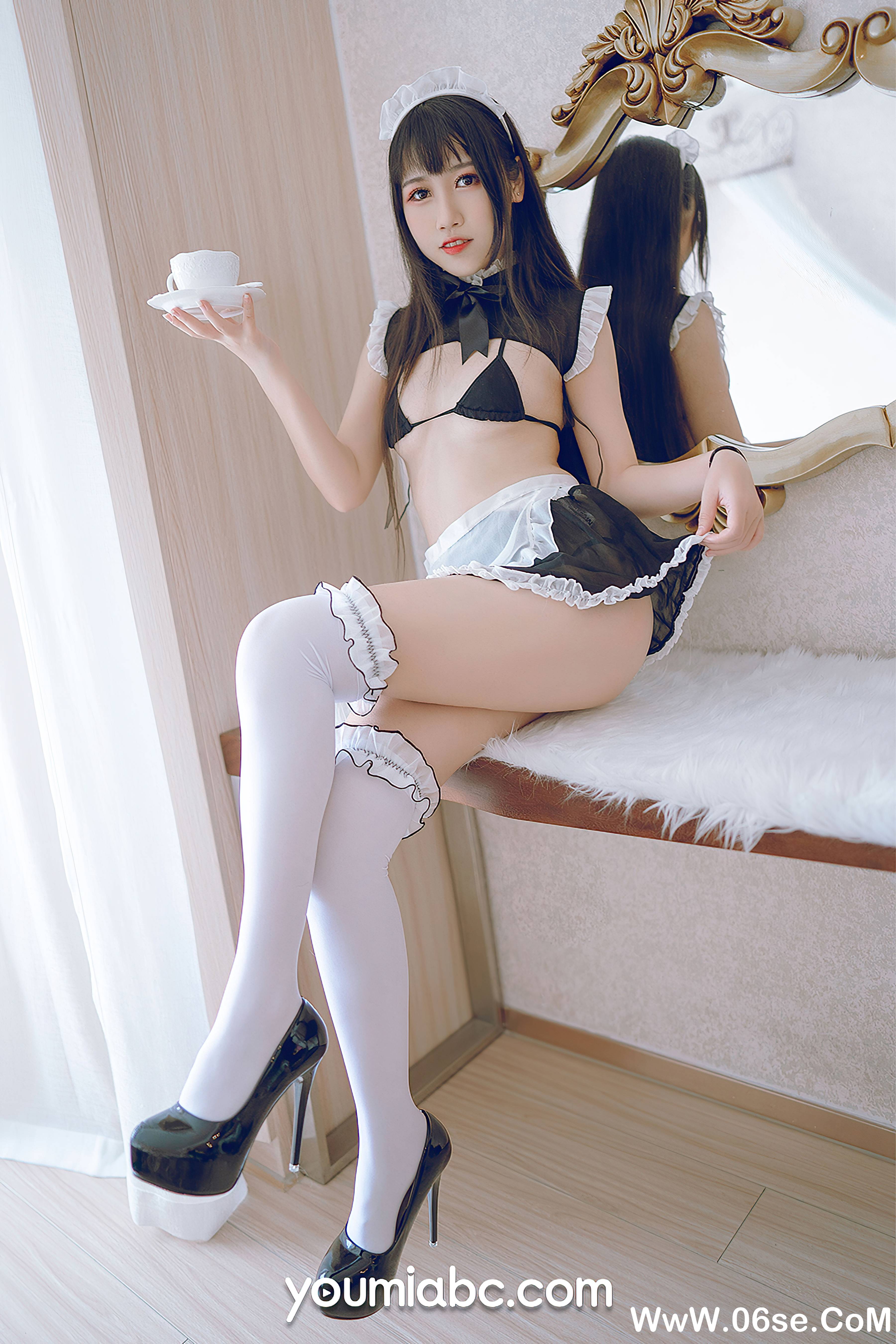 图片[11]-[YouMi尤蜜] 2021.03.31 呆猫女仆 呆猫[24+1P412M]-六色网
