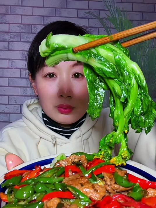 家常菜：农家小炒肉香辣下饭、清炒菜苔