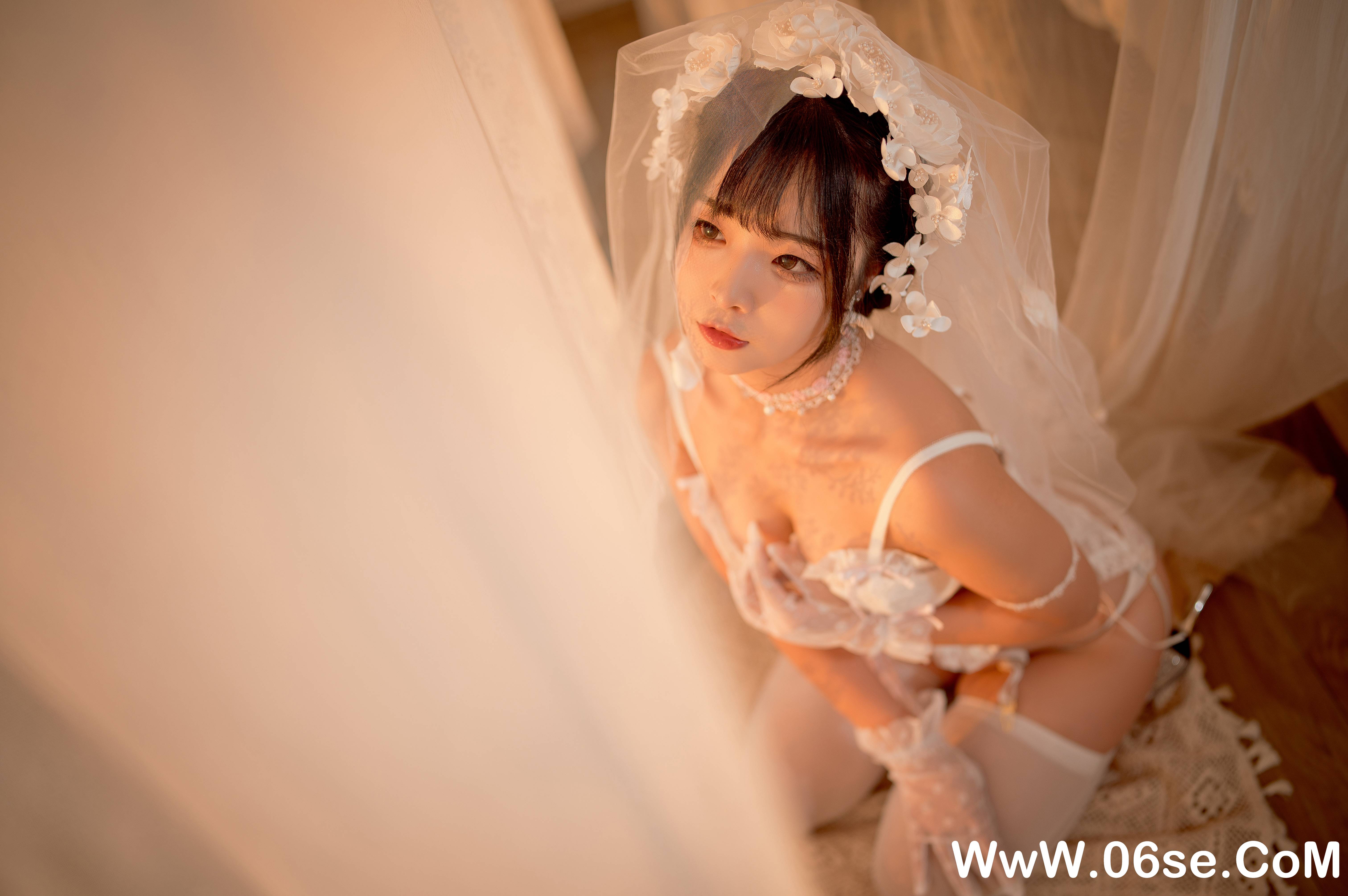 图片[8]-yuuhui玉汇 NO.004 — 纯白花嫁[60P860M]-六色网