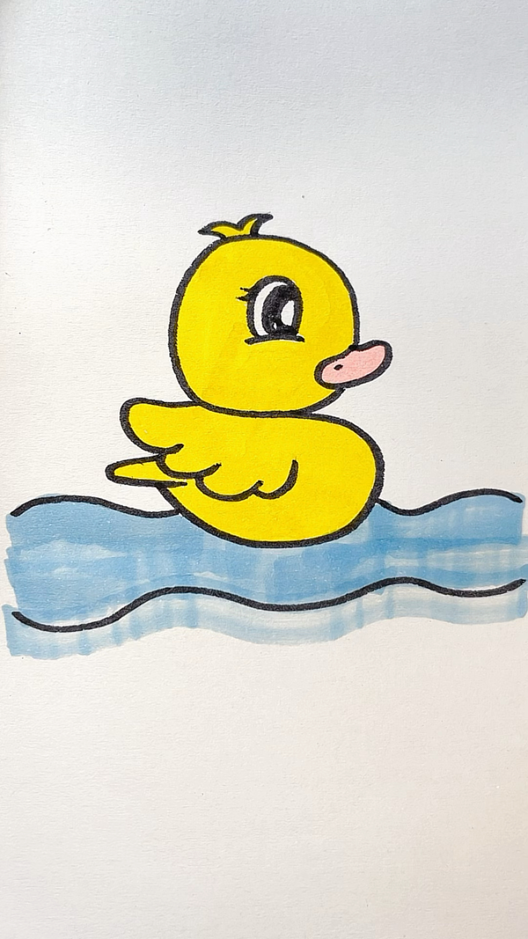 用S画可爱的小鸭子