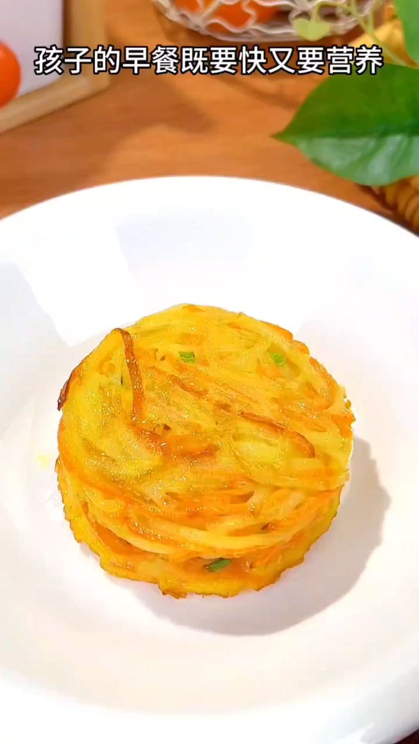 胡萝卜丝土豆丝鸡蛋饼