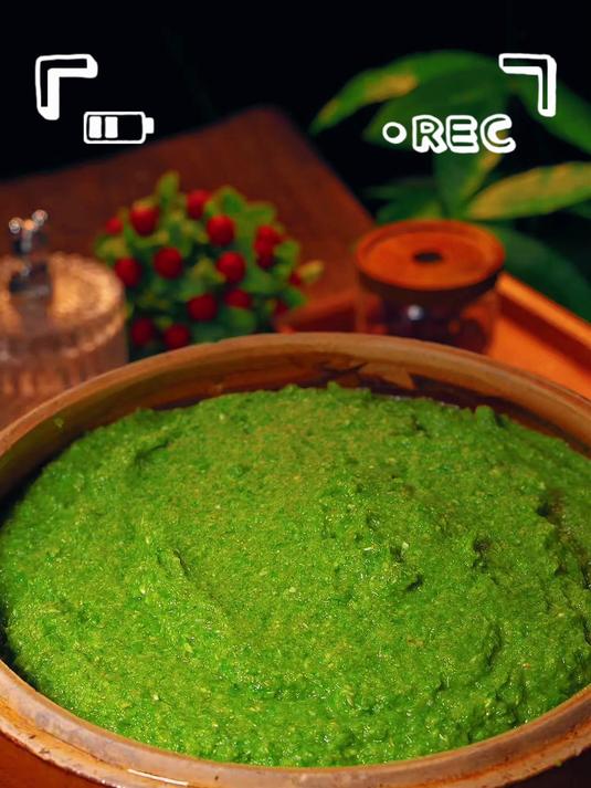 新鲜韭菜花酱!鲜辣开胃,配馒头超绝