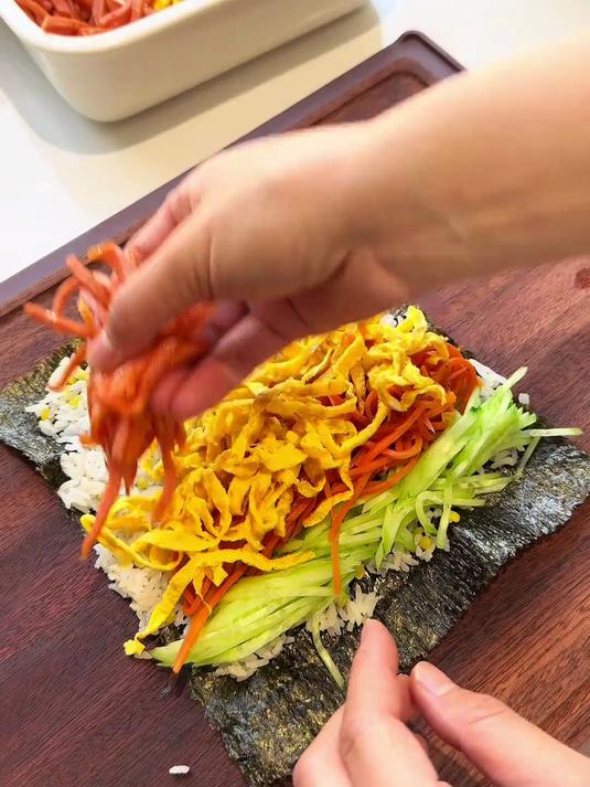 紫菜包饭，嘎嘎好吃！